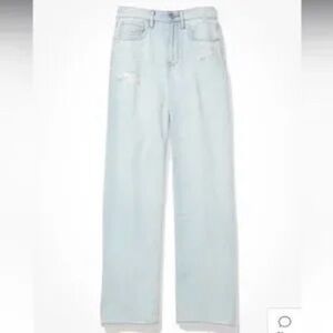 American Eagle Outfitters Sky Blue Wide Leg Jeans